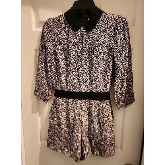 Jack Wills Skort Dress Shorts Womens Size 4 Black White Narrow Opening Front - Picture 6 of 10